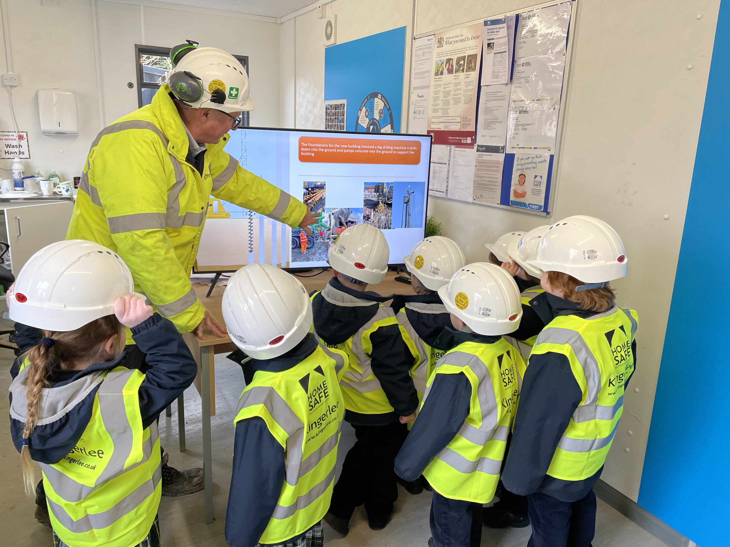Visit to the building site