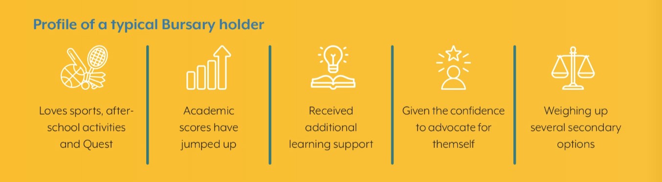 bursary holder infographic